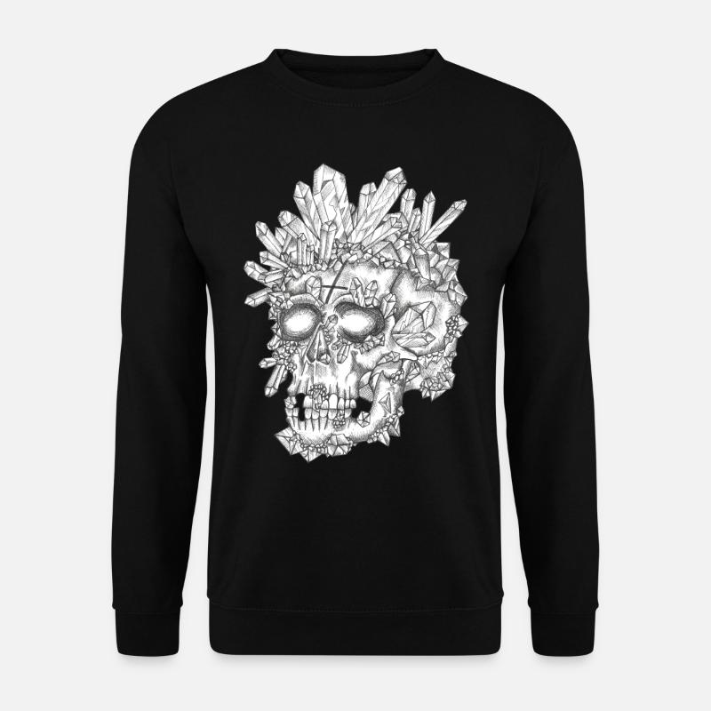 the Crystal Skull - Unisex Sweatshirt - black