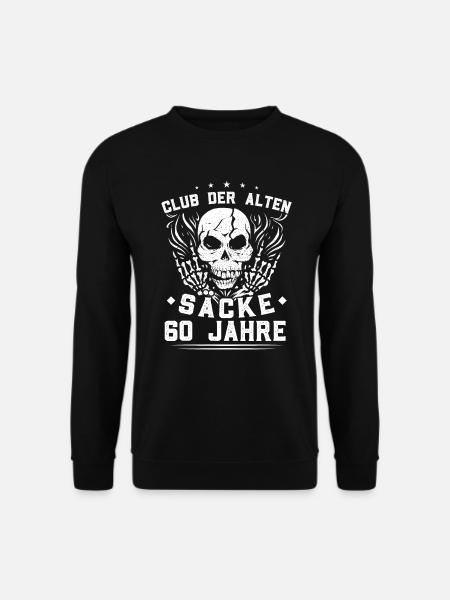 Club der alten Säcke 60. Geburtstag - Unisex Pullover - Schwarz