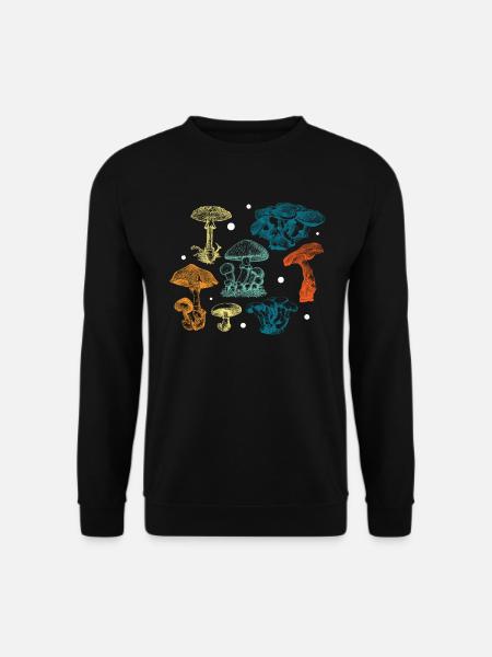 Pilzkunde Mykologie Pilzsuchen Für Einen Mykologen - Unisex Pullover - Schwarz