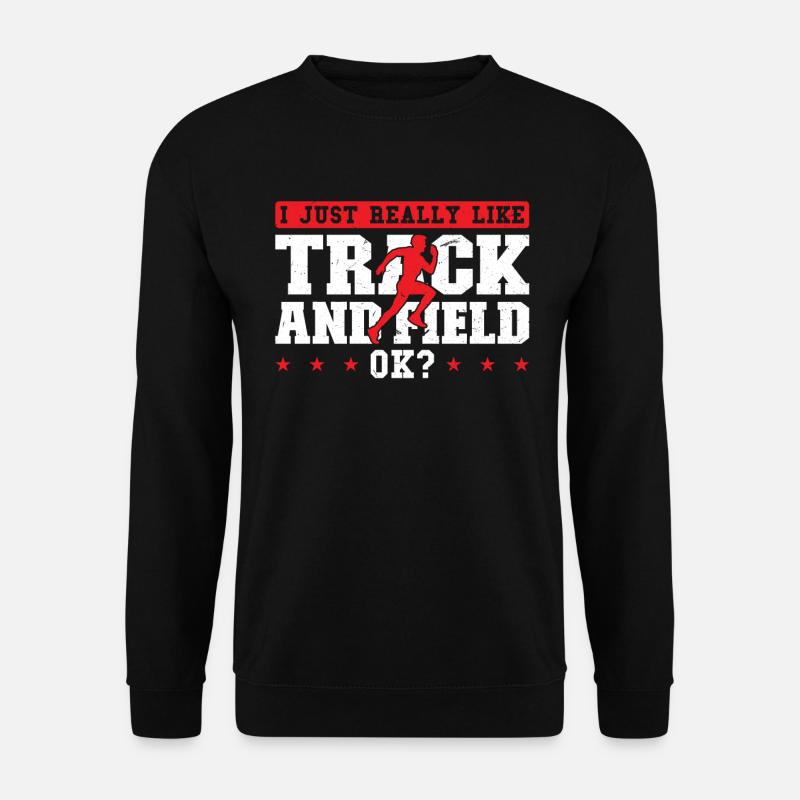 J’aime beaucoup l’athlétisme - Sweat-shirt Unisexe - noir