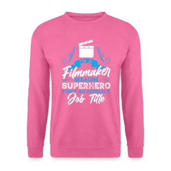 Ich Bin Ein Filmemacher - Filmemachen - Unisex Pullover - Pink - Vorne