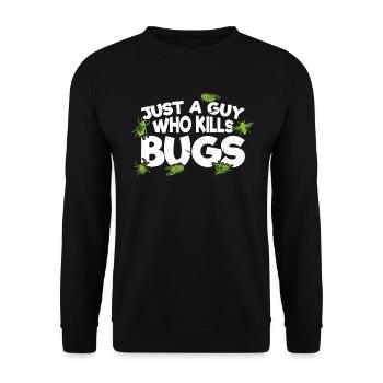 Escouade de lutte antiparasitaire - Exterminateur - Sweat-shirt Unisexe - noir - Devant - Alina (178cm) & Michal (187cm)