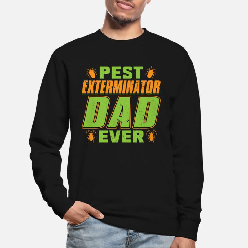 Schädlingsbekämpfer Dad Ever -Schädlingsbekämpfung Unisex Pullover