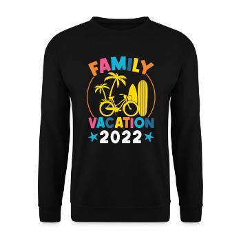 Family holidays 2022 - Unisex Sweatshirt - black - Front - Alina (178cm) & Michal (187cm)