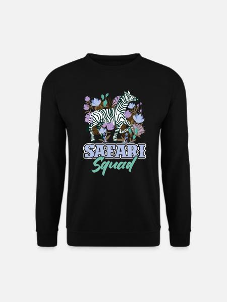 Safari Squad - Familiensafari - Unisex Pullover - Schwarz