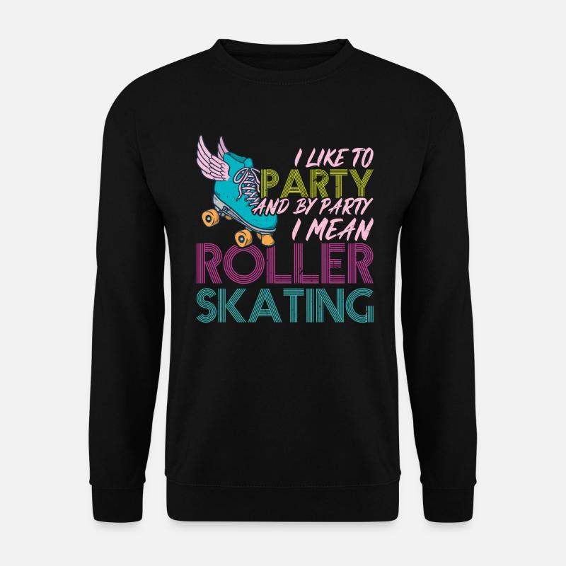 Soirée roller - Roller skater - Sweat-shirt Unisexe - noir