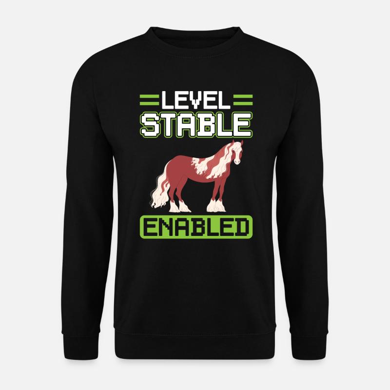 Level Stall Activated - Clydesdale - Unisex Sweatshirt - black