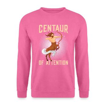 Zentaur Der Aufmerksamkeit - Unisex Pullover - Pink - Vorne