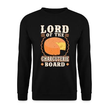 Lord Of The Charcuterie Board - Gouda - Sweat-shirt Unisexe - noir - Devant - Alina (178cm) & Michal (187cm)