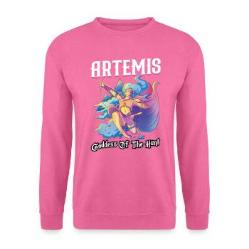 Artémis - Déesse de la chasse - Sweat-shirt Unisexe - rose - Devant