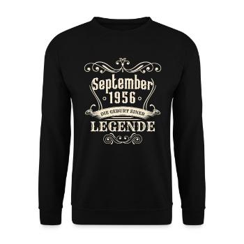 Septembre 1956 - La naissance d’une légende - Sweat-shirt Unisexe - noir - Devant - Alina (178cm) & Michal (187cm)