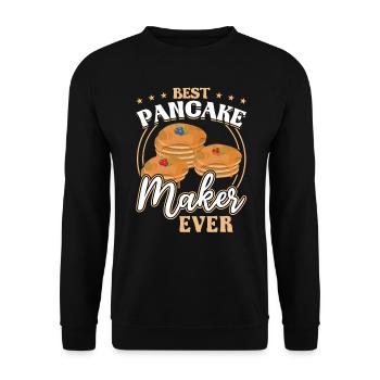 Best Pancake Maker Ever - Unisex Sweatshirt - black - Front - Alina (178cm) & Michal (187cm)
