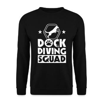 Dock dive squad - Unisex Sweatshirt - black - Front - Alina (178cm) & Michal (187cm)