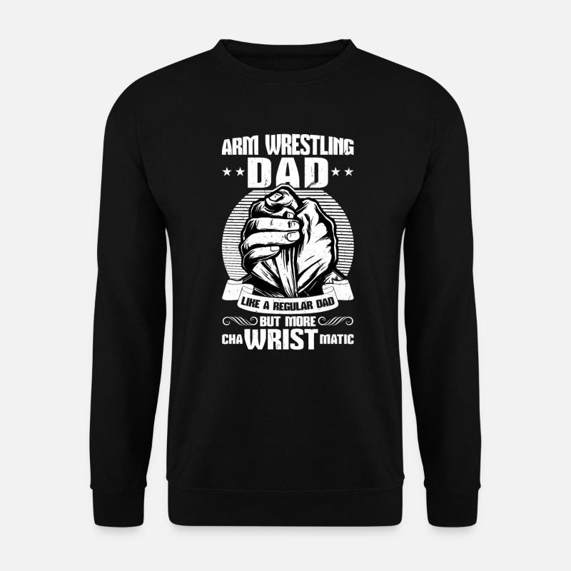Arm Wrestling Dad - Unisex Pullover - Schwarz