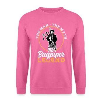 La légende du joueur de cornemuse - Cornemuse - Sweat-shirt Unisexe - rose - Devant