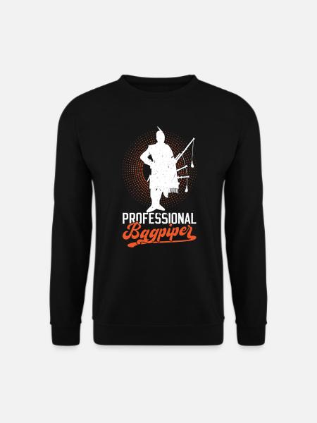 Professional Bagpiper - Unisex Pullover - Schwarz
