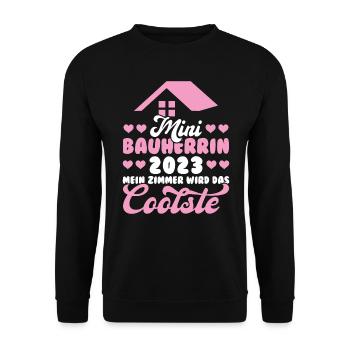 Client junior 2023 Devis cérémonie de finition maison de rêve - Sweat-shirt Unisexe - noir - Devant - Alina (178cm) & Michal (187cm)
