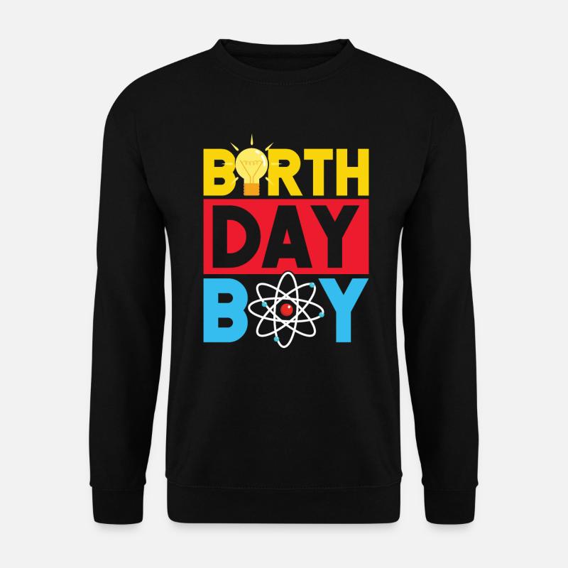 Science Birthday Garçon - Sweat-shirt Unisexe - noir
