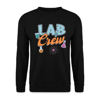 Équipe de laboratoire - Anniversaire de la science - Sweat-shirt Unisexe - noir - Devant - Alina (178cm) & Michal (187cm)