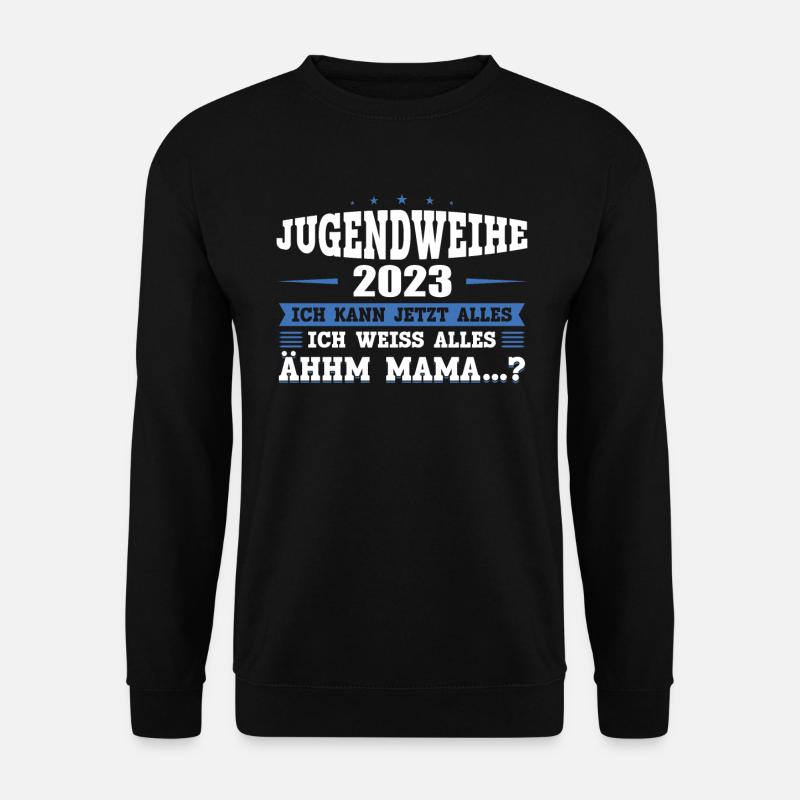 Jugendweihe 2023 Mädchen Junge - Unisex Pullover - Schwarz