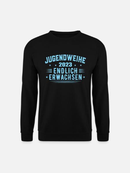 Jugendweihe 2023 Mädchen Junge - Unisex Pullover - Schwarz