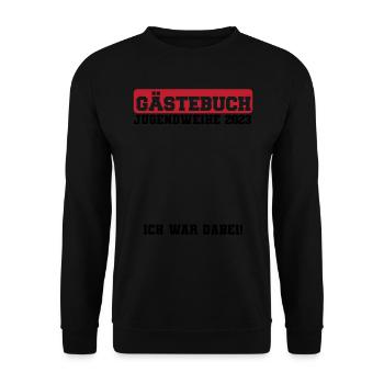 Jugendweihe 2023 Mädchen Junge - Unisex Pullover - Schwarz - Vorne - Alina (178cm) & Michal (187cm)