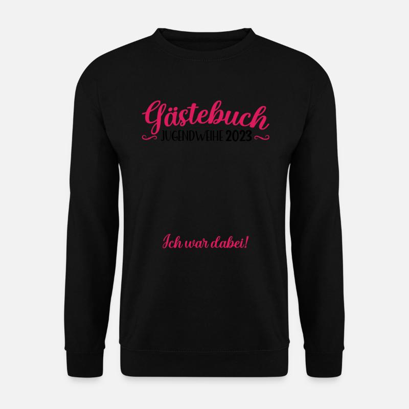 Jugendweihe 2023 Mädchen Junge - Unisex Pullover - Schwarz