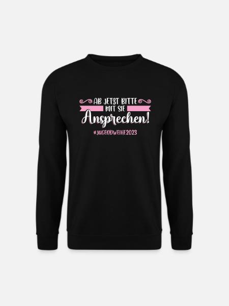 Jugendweihe 2023 Mädchen Junge - Unisex Pullover - Schwarz