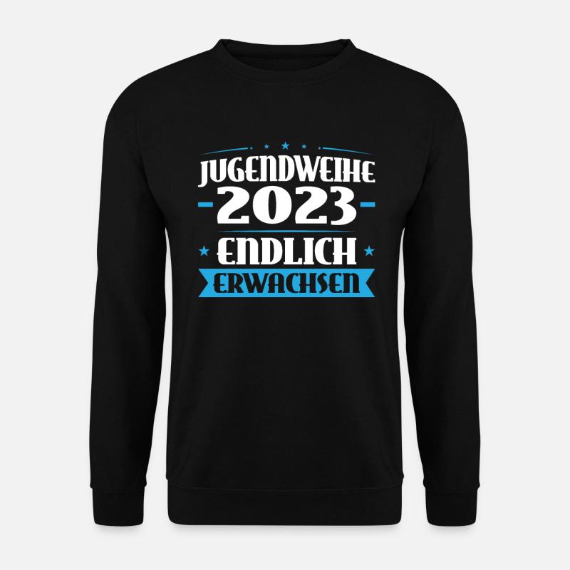 Jugendweihe 2023 Mädchen Junge - Unisex Pullover - Schwarz