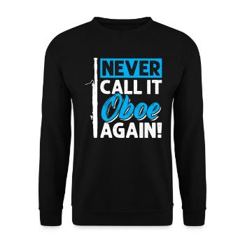 Never Call It Oboe Again - Basson - Sweat-shirt Unisexe - noir - Devant - Alina (178cm) & Michal (187cm)