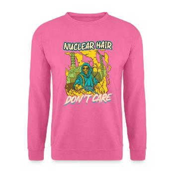 Nuclear Hair Don't Care - Nuclear Engineering - Unisex Pullover - Pink - Vorne