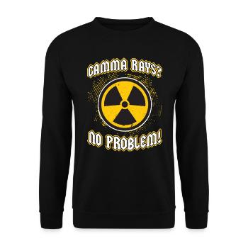 Gamma Rays - No Problem - Nuclear Engineering - Unisex Pullover - Schwarz - Vorne - Alina (178cm) & Michal (187cm)
