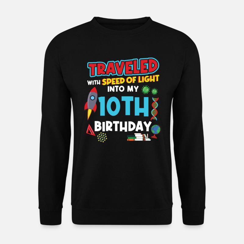 10. Birthday - Science Birthday - Unisex Sweatshirt - black