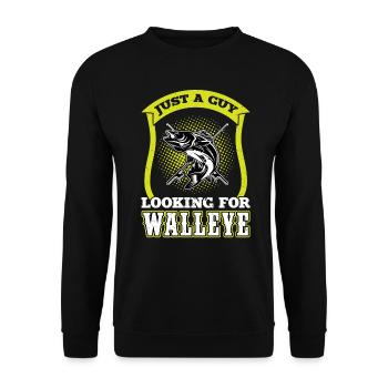 Juste un gars à la recherche de doré jaune - Chasseur de doré jaune - Sweat-shirt Unisexe - noir - Devant - Alina (178cm) & Michal (187cm)