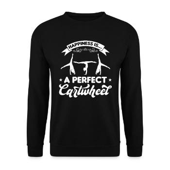Une roue de charrette parfaite - Sweat-shirt Unisexe - noir - Devant - Alina (178cm) & Michal (187cm)
