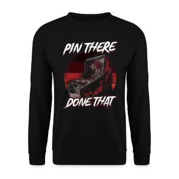 Pin There Done That - Pinball - Sweat-shirt Unisexe - noir - Devant - Alina (178cm) & Michal (187cm)