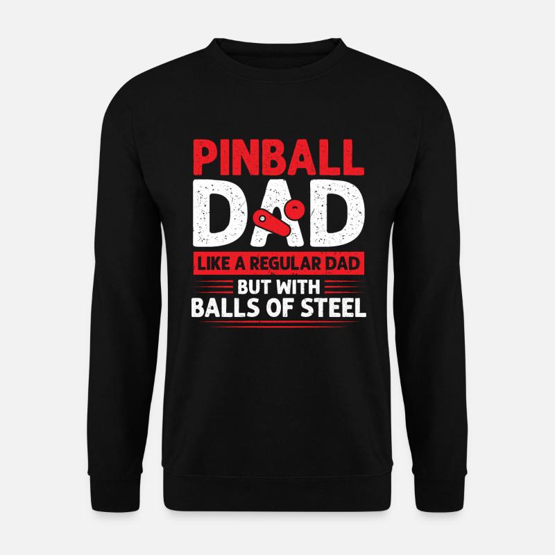 Pinball Dad - Unisex Pullover - Schwarz