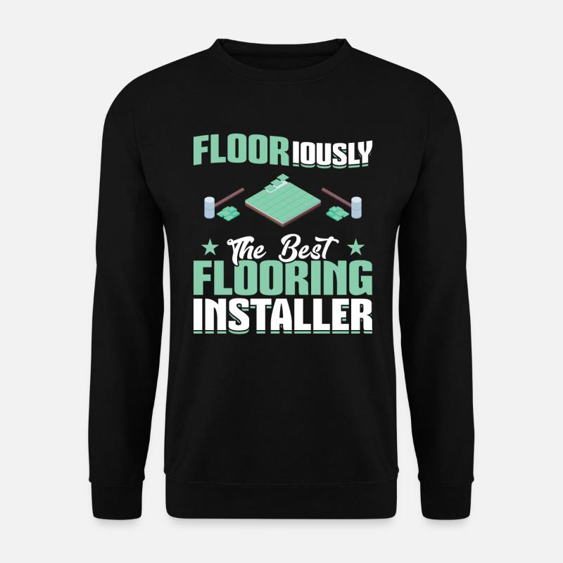 Best Flooring Installer - Unisex Pullover - Schwarz