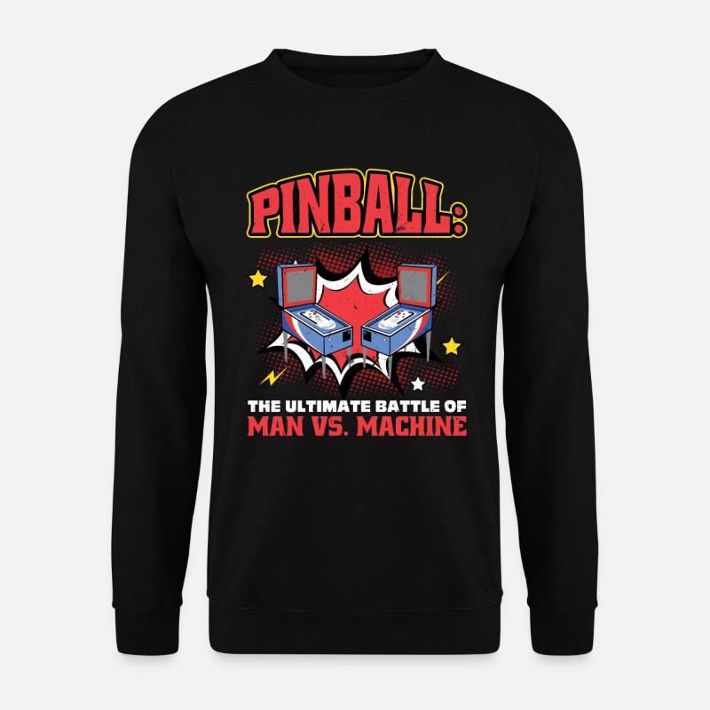 Pinball - Man Vs. Machine - Unisex Sweatshirt - black