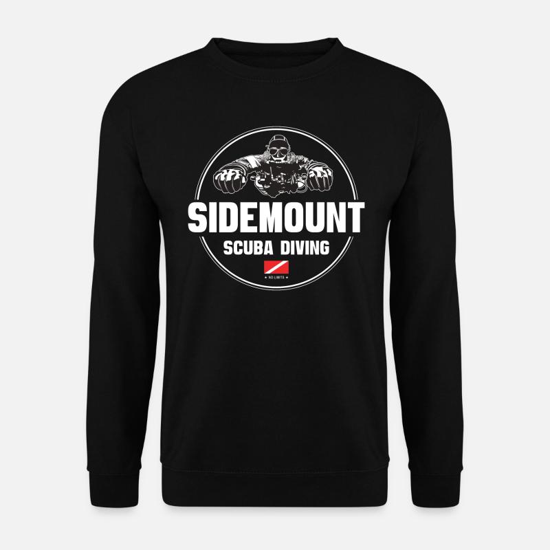 Sidemount Diver Cadeau Plongée - Sweat-shirt Unisexe - noir