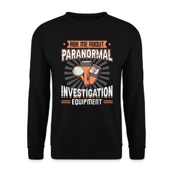 Paranormal Investigation Equipment - Unisex Pullover - Schwarz - Vorne - Alina (178cm) & Michal (187cm)