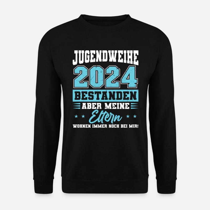 Jugendweihe 2024 Mädchen Junge - Unisex Pullover - Schwarz