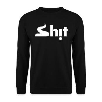 Shit - Unisex Pullover - Schwarz - Vorne - Alina (178cm) & Michal (187cm)
