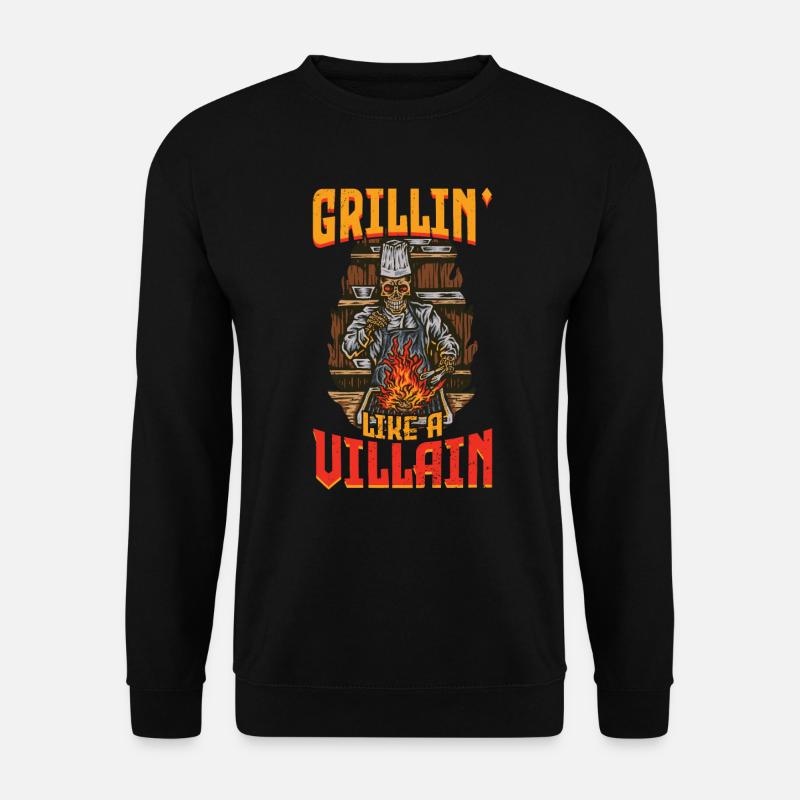 Grillin' Like A Villain - Unisex Sweatshirt - black