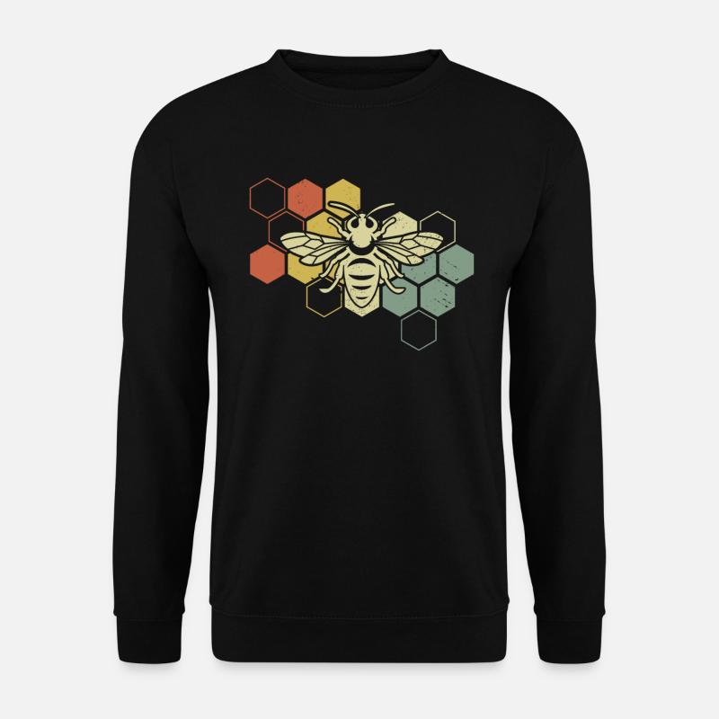 Bienen Imker Retro - Unisex Pullover - Schwarz