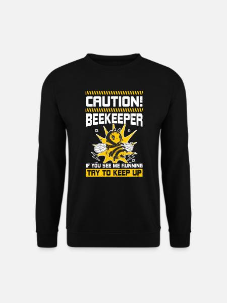 Vorsicht Imker! - Unisex Pullover - Schwarz
