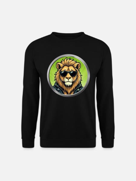 Cool Lion - Unisex Sweatshirt - black