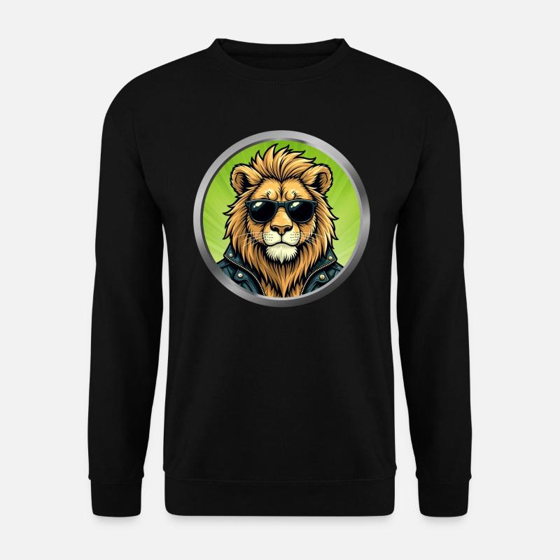 Cool Lion - Unisex Sweatshirt - black