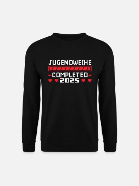 Jugendweihe 2025 Mädchen Junge - Unisex Pullover - Schwarz