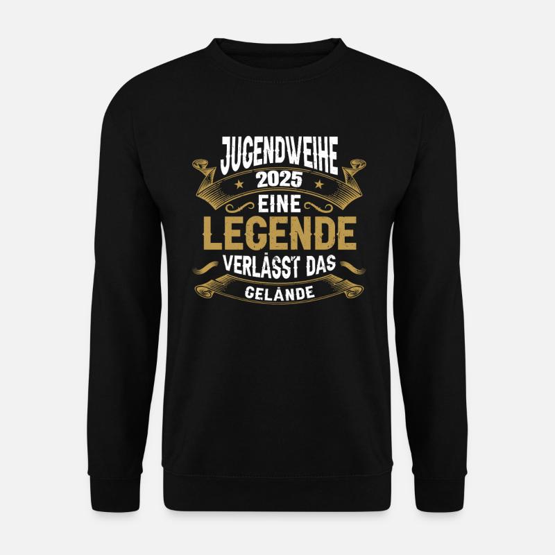 Jugendweihe 2025 Mädchen Junge - Unisex Pullover - Schwarz